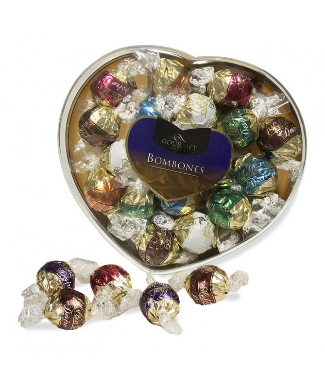 Bonbonnière Coeur avec Chocolats Premium Desire