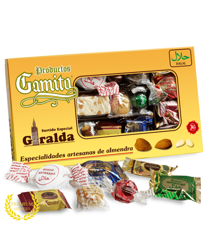 Assorted case of vegetable mantecados and Polvorones